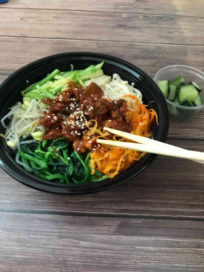 韩滋味石锅拌饭(车公庙店)-"点的外卖,图片上约30元.好久没吃韩式.