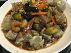 三鲜焖子-李连贵酒家熏肉大饼(昆明街店)