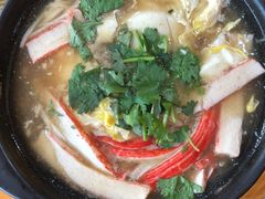 醋椒豆腐-老姑砂锅·烧烤天津菜(体北道店)