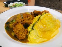 炸鸡块咖喱蛋包饭套餐-池奈·日式咖喱蛋包饭(赛高店)