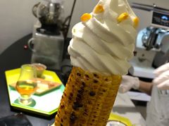 烤玉米冰淇淋-茶是一枝花泡茶店