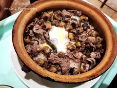 窝蛋腊味饭-尚竹阁冬瓜盅·18年地标美食(平洲店)