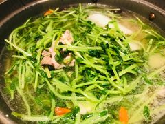 黑猪灼泉水时蔬-吃饭皇帝大土家民族菜(正大广场店)