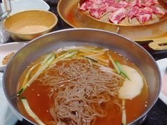 荞麦冷面-猪啊牛呀羊啊铜盘烤肉(正大广场店)