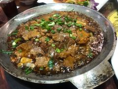铁板金针扒肉条-东北大院·东北菜(三台子店)