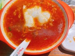 炝锅疙瘩汤-可口香·非遗老号烧烤(南岗直营店)