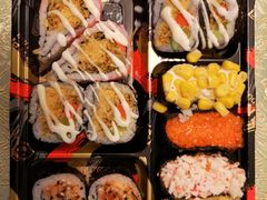 招牌海苔卷拼招牌蛋黄卷-N多寿司(交大店)