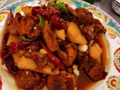 新疆沙湾大盘鸡-巴依老爷新疆美食(清华东门店)