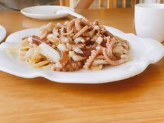 葱炒八带-万鑫餐厅(青岛福彩大厦店)