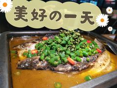 鲜青椒烤鱼-探鱼·鲜青椒爽麻烤鱼(北京路天河城店)