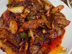 辣炒鱿鱼-贤花饭店(城阳店)