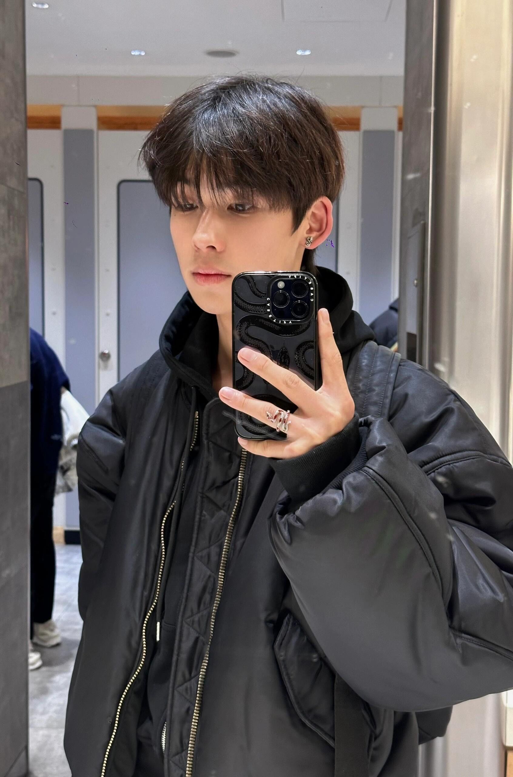 学剪帅气男生头