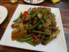 紫苏炒茄子豆角-凤厨顺德水乡凤味馆(大良锦龙路店)