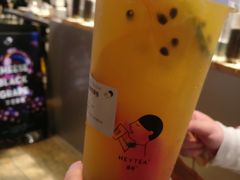 满杯水果绿-喜茶(上海正大广场店)