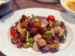 烧汁杭茄牛肉粒-新旺茶餐厅(鑫耀·光环live店)