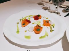 帝王鲑配白酱油啫喱佐山葵油-王品牛排(郑州大卫城店)