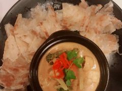 咖喱时蔬配手抓饼-若蘭慈·无国界素食料理(欢乐海岸店)