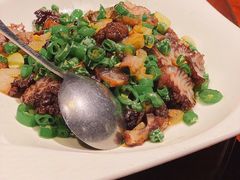 小炒核桃菌-翠园十八号庭院餐厅