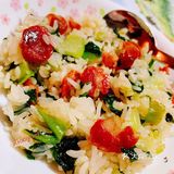 这种慢火炒出来的香肠菜饭一碗是绝对不够的