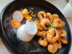 葡萄干油爆虾-阿明小菜·海鲜·上海菜(梅陇华理店)
