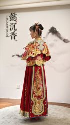 -懿沉香中式嫁衣礼服秀禾服龙凤褂马来褂旗袍总店