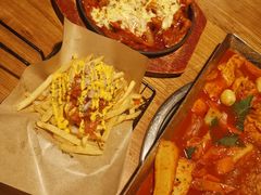 泡菜薯条-包装马车·韩国料理·포장마차