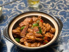 千张炖黑猪肉-国生茶庄·地道农家菜团建活动