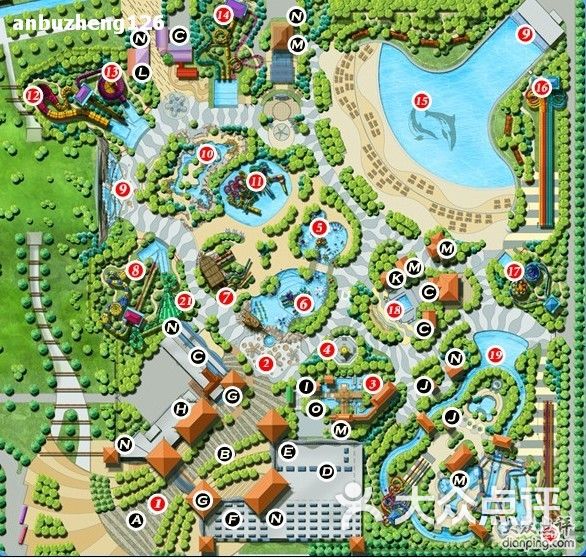 水立方嬉水乐园地图图片
