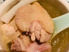 椰子炖鸡汤-绿茶餐厅(布吉万象汇店)