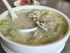 绿茄子山药炖文蛤-奕景酒家· 专注大连海鲜30年(星海广场店)