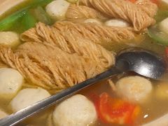 丝瓜鱼丸炖馓子-永安鱼庄·镇江菜(东吴路店)