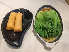 白灼生菜-馋三尺蟹粉小笼(人民广场店)