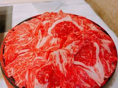 安格斯牛肉-鲜入围煮花胶鸡海鲜火锅