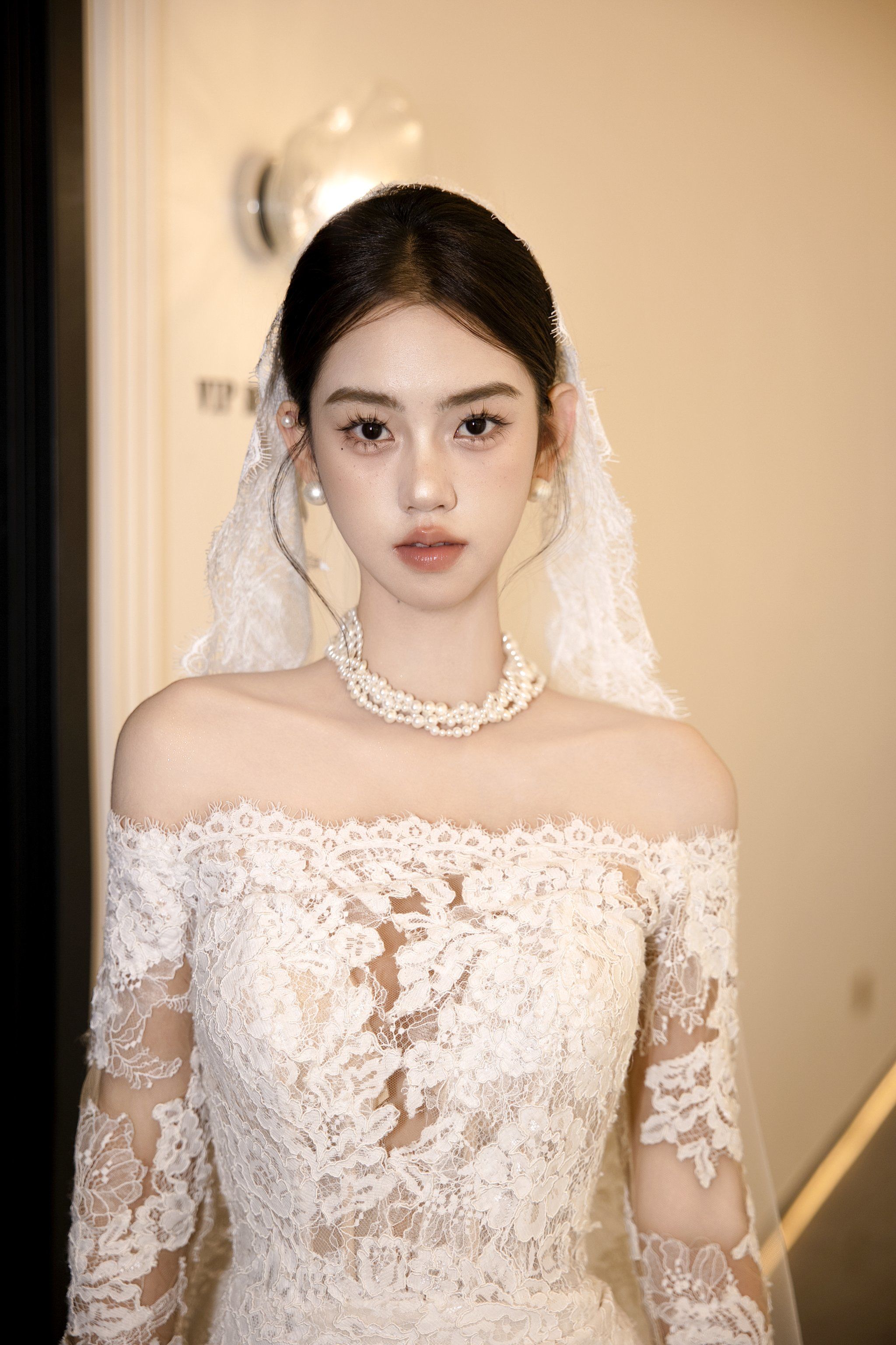 蕾丝头纱造型|极致浪漫