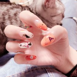 -手牵手美甲