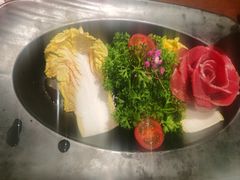 玫瑰雪花牛舌-捞王锅物料理(四川北路店)