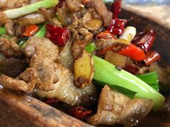 炒冬瓜猪肉-基诺山寨.版纳民族特色菜