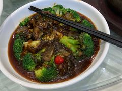 翡翠鲍汁扒海参-江南村酒家