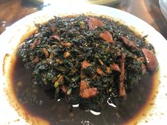 咸菜炒猪肝-双塔老饭店