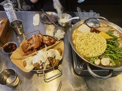 炸鸡一半一半-富乐满韩国正宗炸鸡韩国料理(虹泉路店)