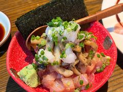 鲜拌鲜鱼配海苔-九州料理竿屋SaoYa