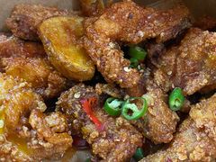 甜辣味半鸡-富乐满韩国正宗炸鸡韩国料理(虹泉路店)