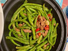 肉丝炒豆角-巴依老爷新疆美食(望京小街店)
