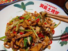 卜四季豆炒猪大肠-洞庭土菜馆(天河北总店)