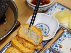 鸡蛋炸馒头片-大槐树烤肉馆(美术馆店)
