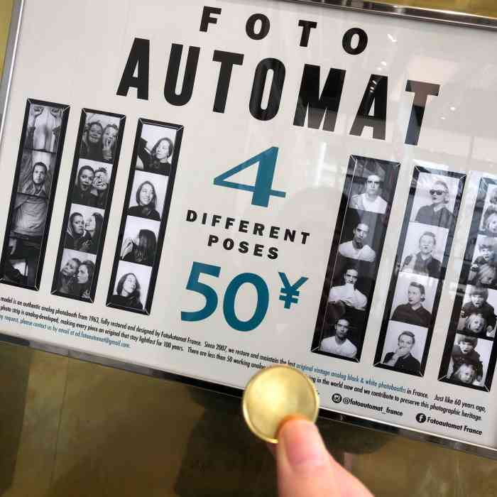 fotoautomat-"昨天去了天目里逛书店,这家两个月前来逛过.