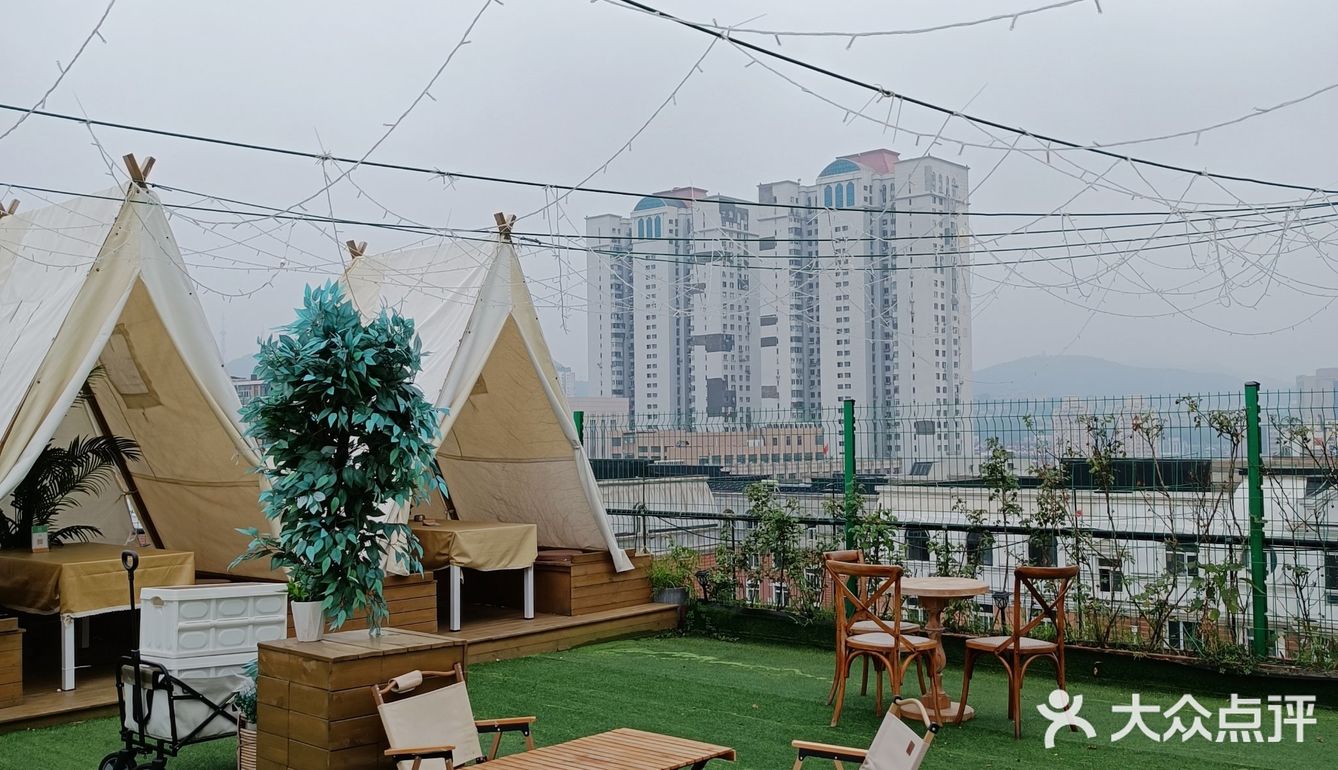 大连顶楼上的风景 帐篷式空中花园