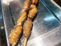 烤蚕蛹-天津乾毓德饭庄·清真传统炒菜·海鲜烧烤(咸阳路店)