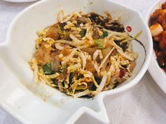 菜心拌蛰皮-红旗饭庄