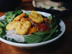 姜汁鲜虾沙拉-植物园哈利亚餐厅